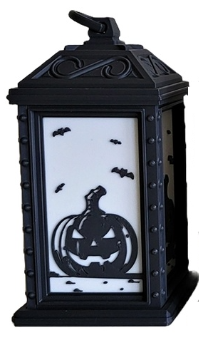 Halloween LED tealight lantern – your atmospheric spooky decoration! 🎃🦇