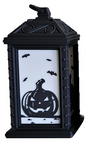Halloween LED tealight lantern – your atmospheric spooky decoration! 🎃🦇