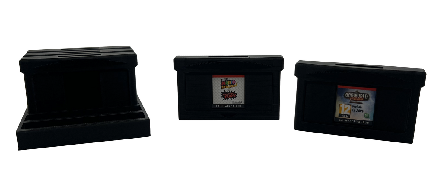 Gameboy Design Game Holder for 5 Nintendo Switch Games – Retro 3D Printed Storage for Cartridge Fans – Stylish Gamer Accessory &amp; Gift
