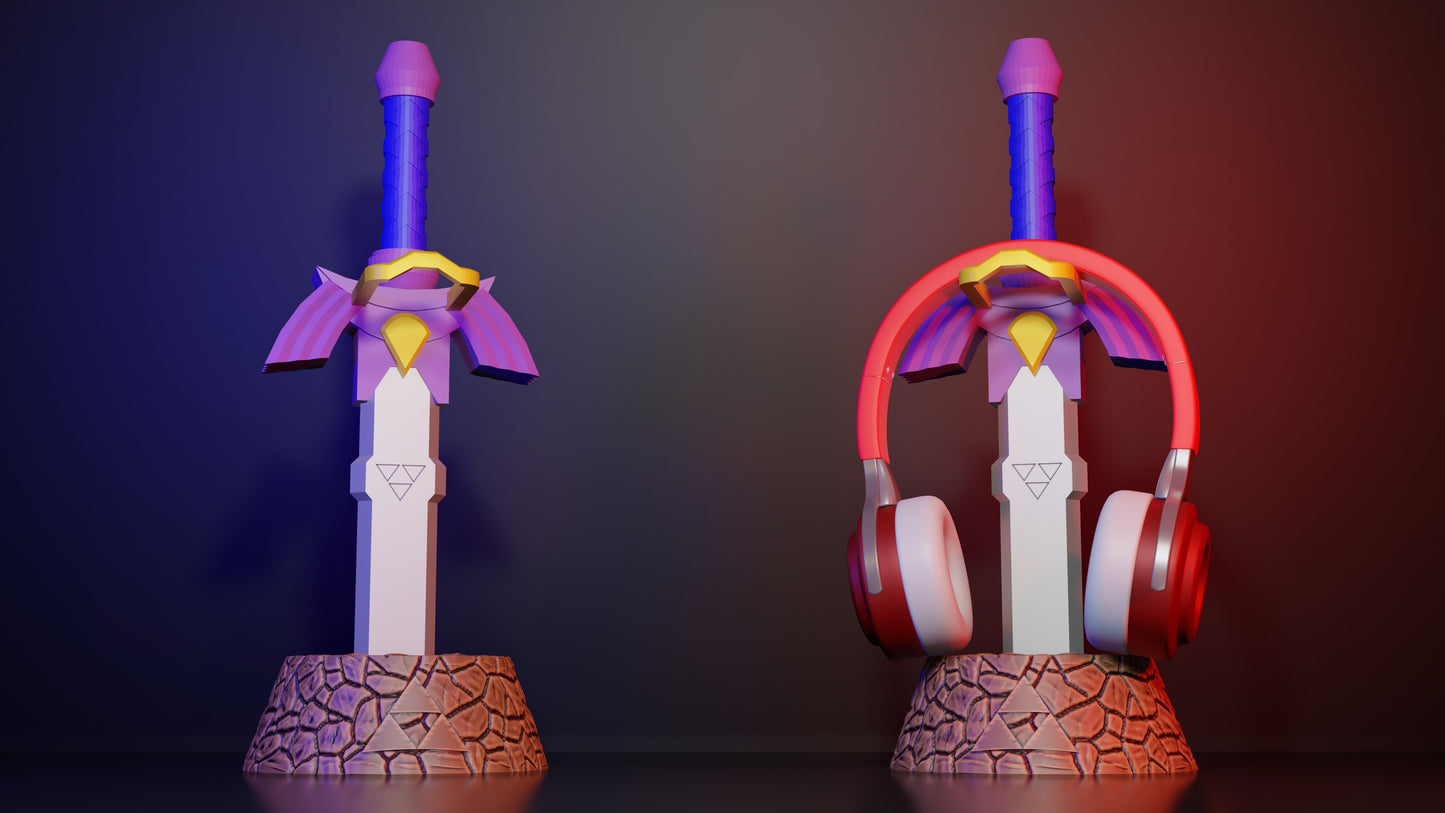 Zelda Master-Schwert Kopfhörerhalterung – Der legendäre Ständer für dein Gaming-Setup! ⚔️🛡️