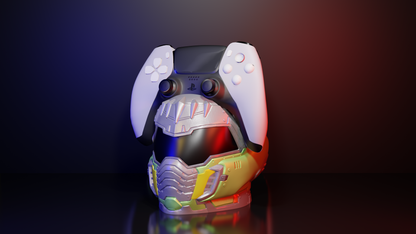 Höllisch gut – der DOOM Helm Controller Halter für dein Gaming-Setup!