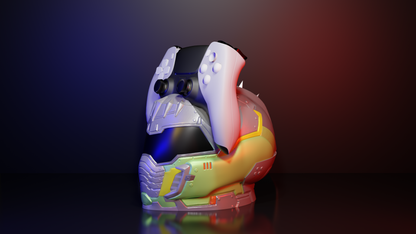 Höllisch gut – der DOOM Helm Controller Halter für dein Gaming-Setup!