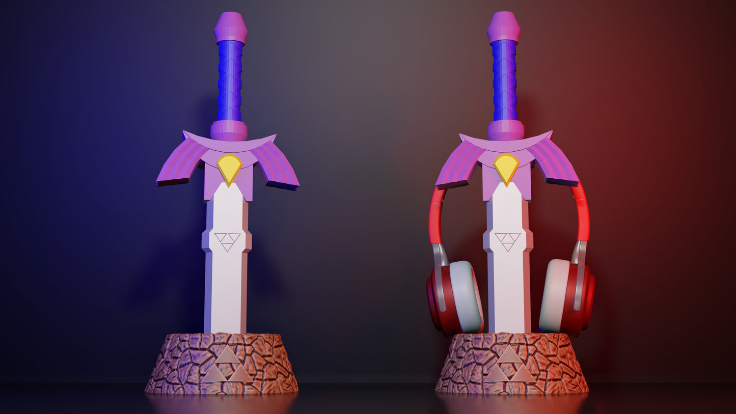 Zelda Master-Schwert Kopfhörerhalterung – Der legendäre Ständer für dein Gaming-Setup! ⚔️🛡️