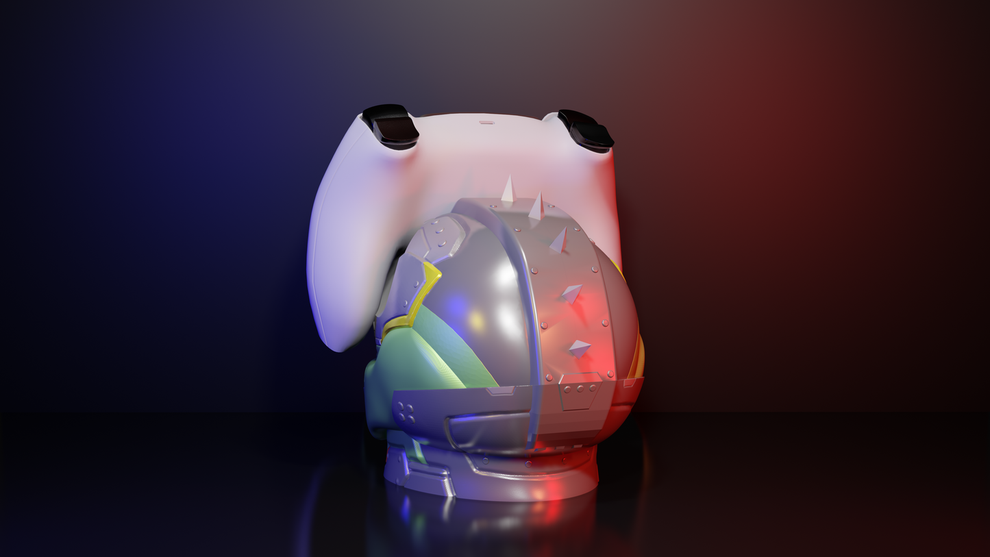 Höllisch gut – der DOOM Helm Controller Halter für dein Gaming-Setup!