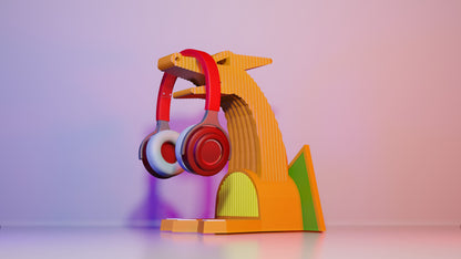 Glurak Kopfhörer-Halterung – Episches Design für dein Gaming-Setup! 🔥🐉