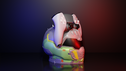 Höllisch gut – der DOOM Helm Controller Halter für dein Gaming-Setup!