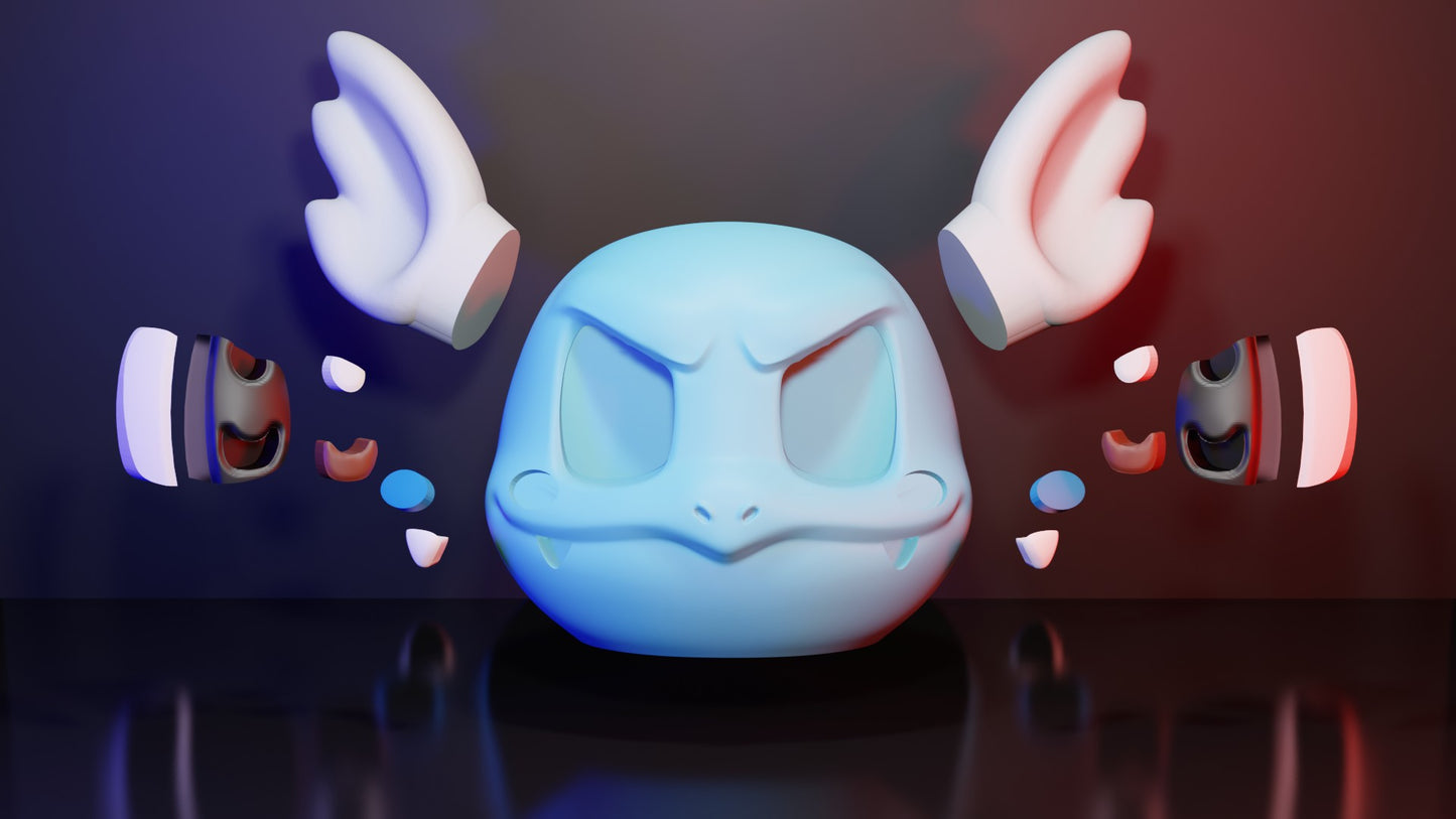 Schillok (Wartortle) Controller-Halter – Dein treuer Gaming-Begleiter!